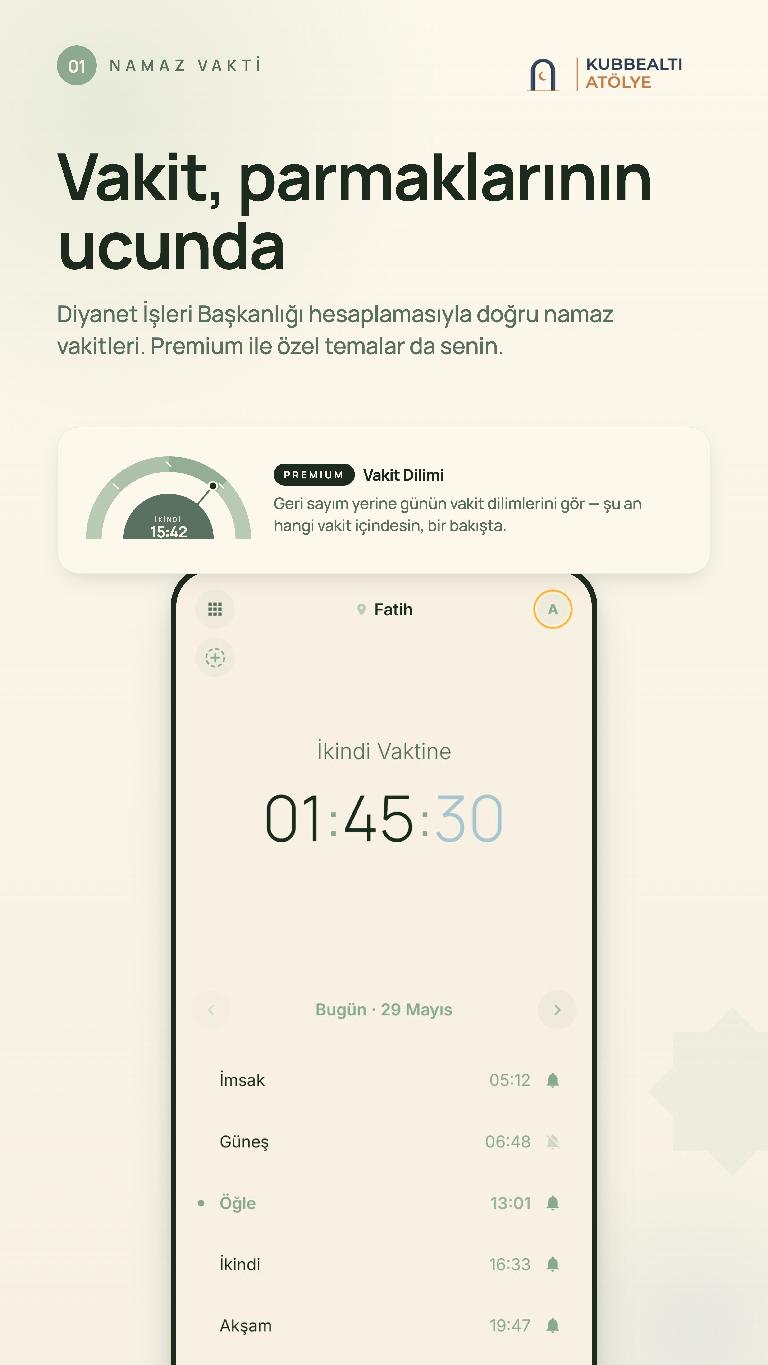 Namaz Vakti — Namaz Vakti Ekranı