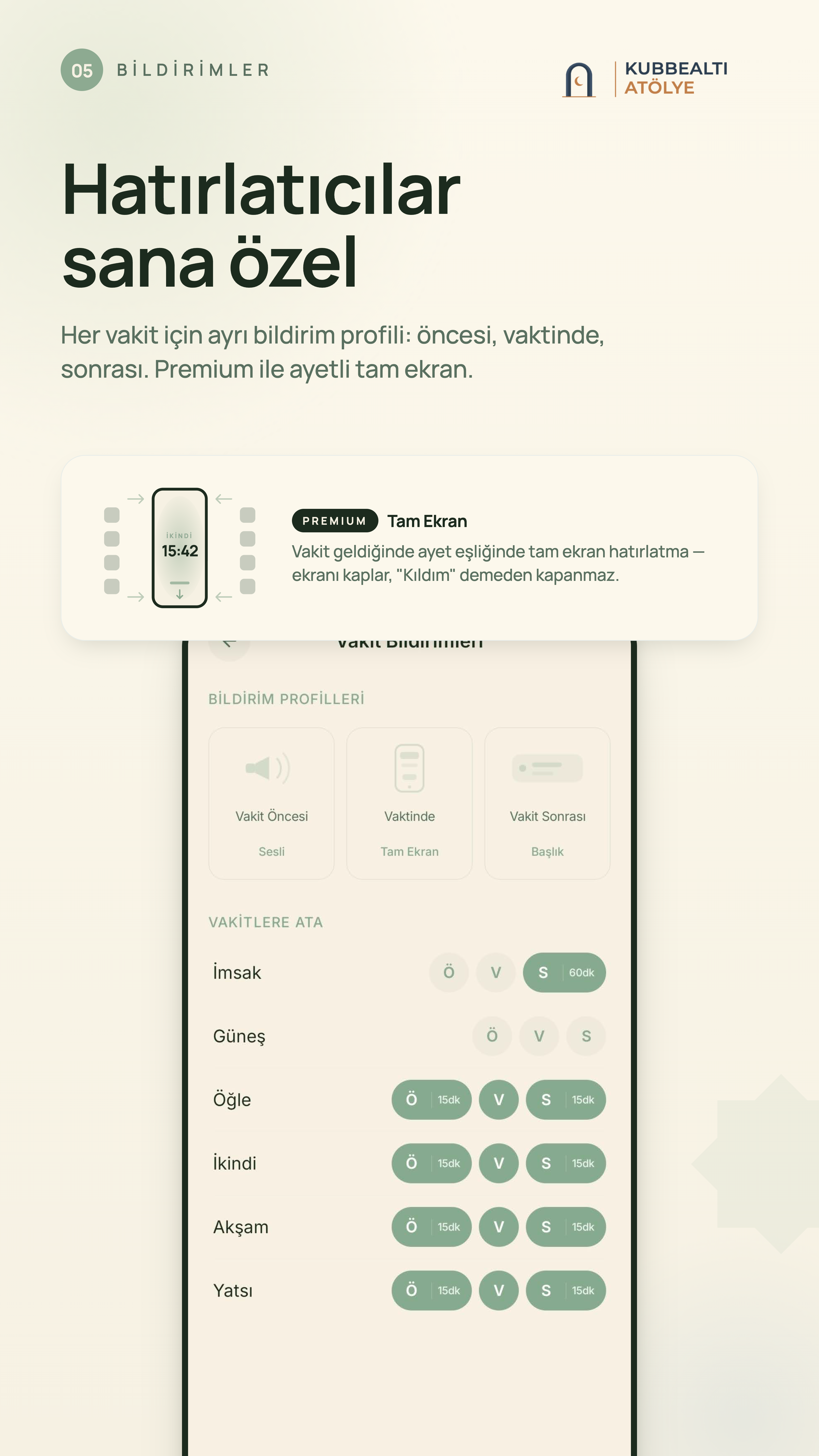 Namaz Vakti — Vakit Bildirimleri