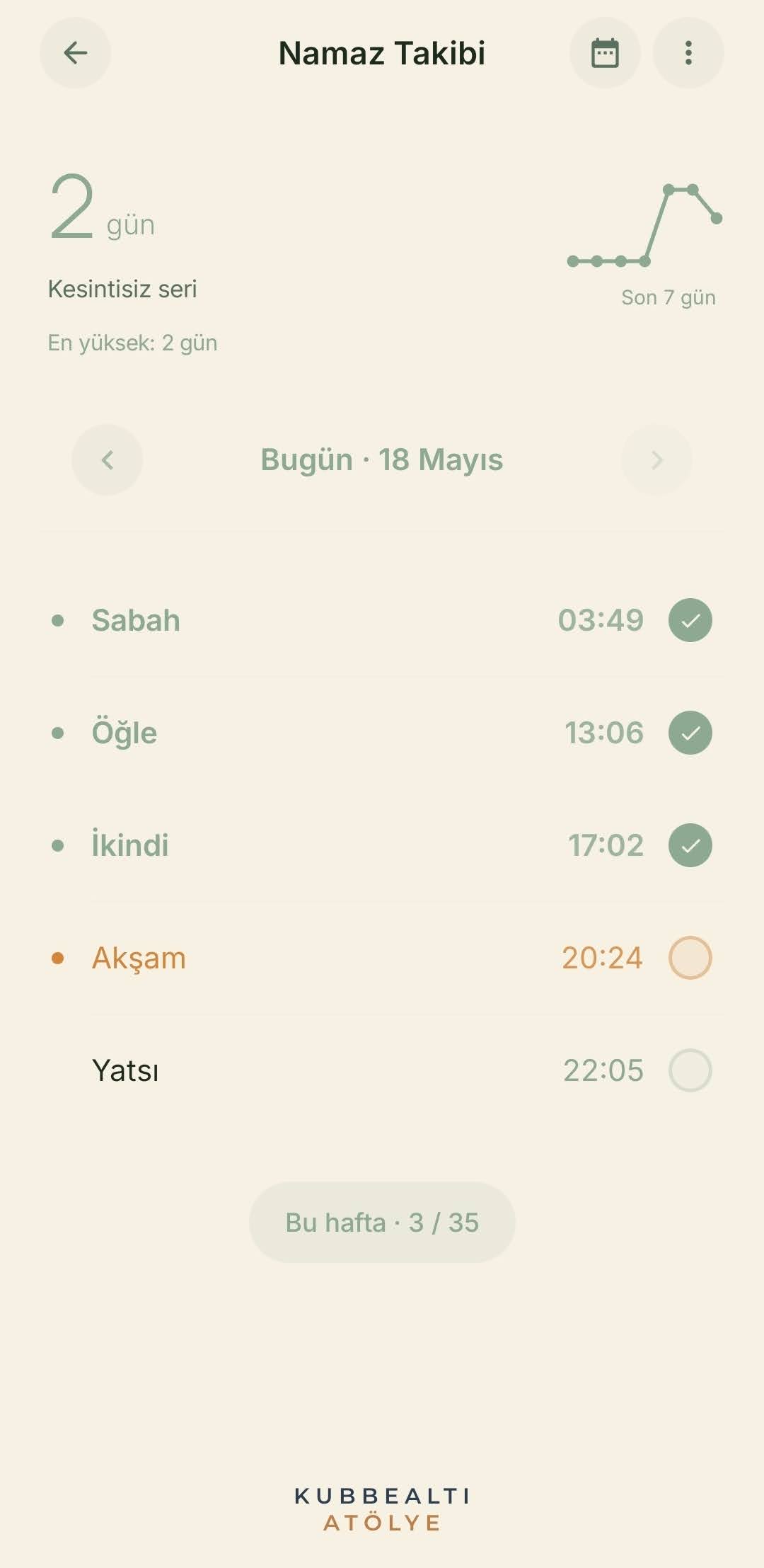 Namaz Vakti — Namaz Takibi
