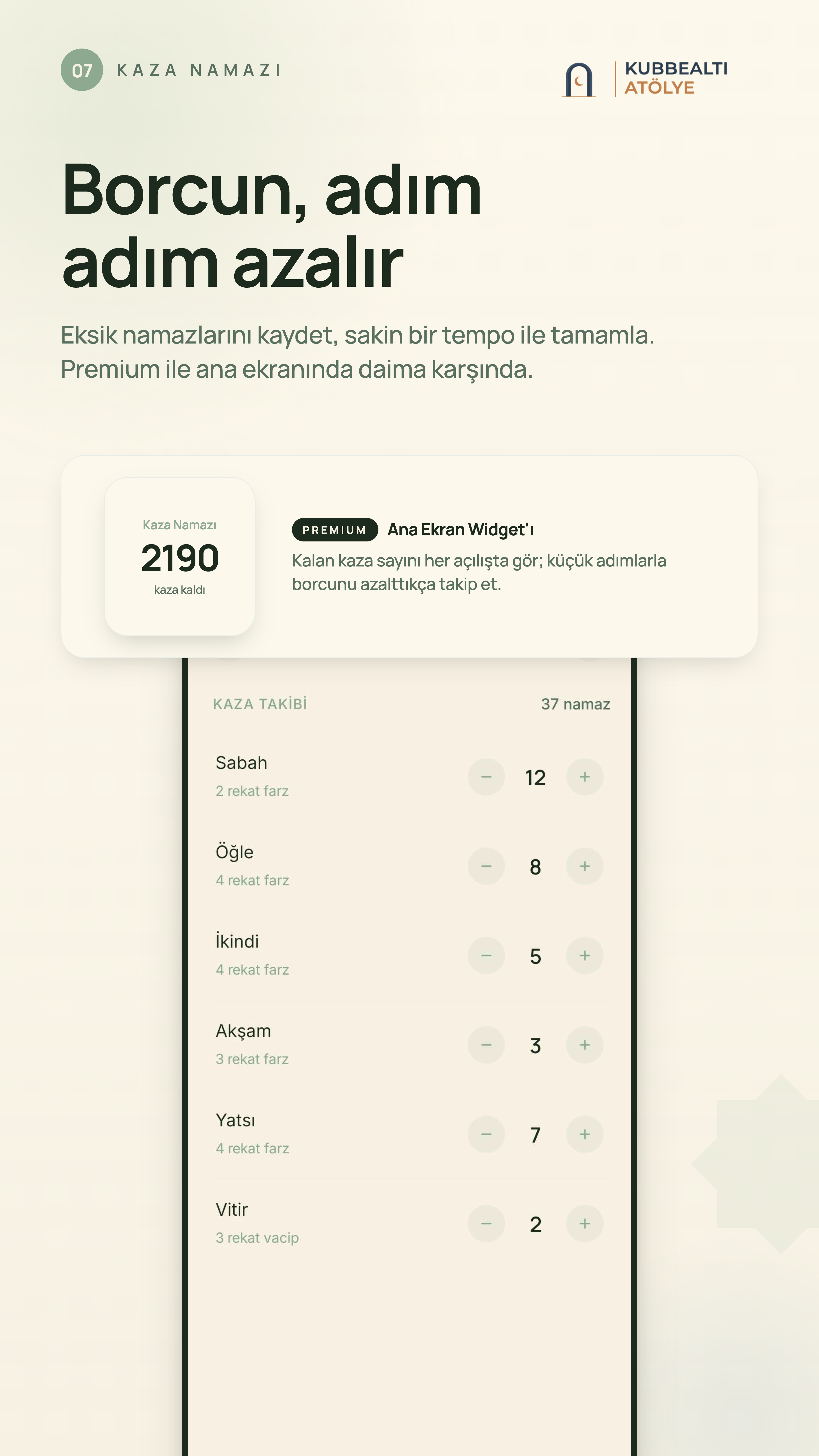 Namaz Vakti — Kaza Namazı